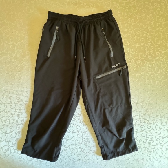 MOCOLY Cargo Hiking Pants Elastic Waist Quick Dry Lightweight Water Resistant - Picture 9 of 16